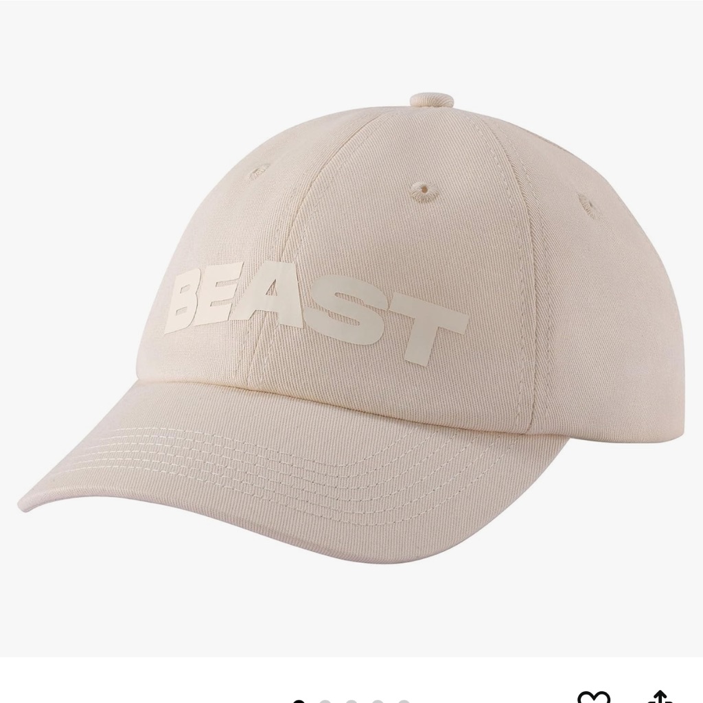 Beast By Mr Beast Cotton Cap Beast By Mr Beast Cotton Cap